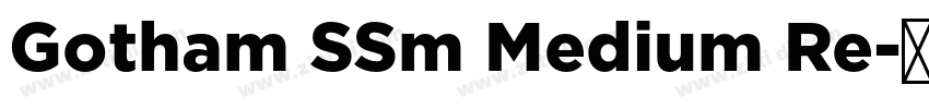 Gotham SSm Medium Re字体转换 Gotham SSm Medium Re字体转换